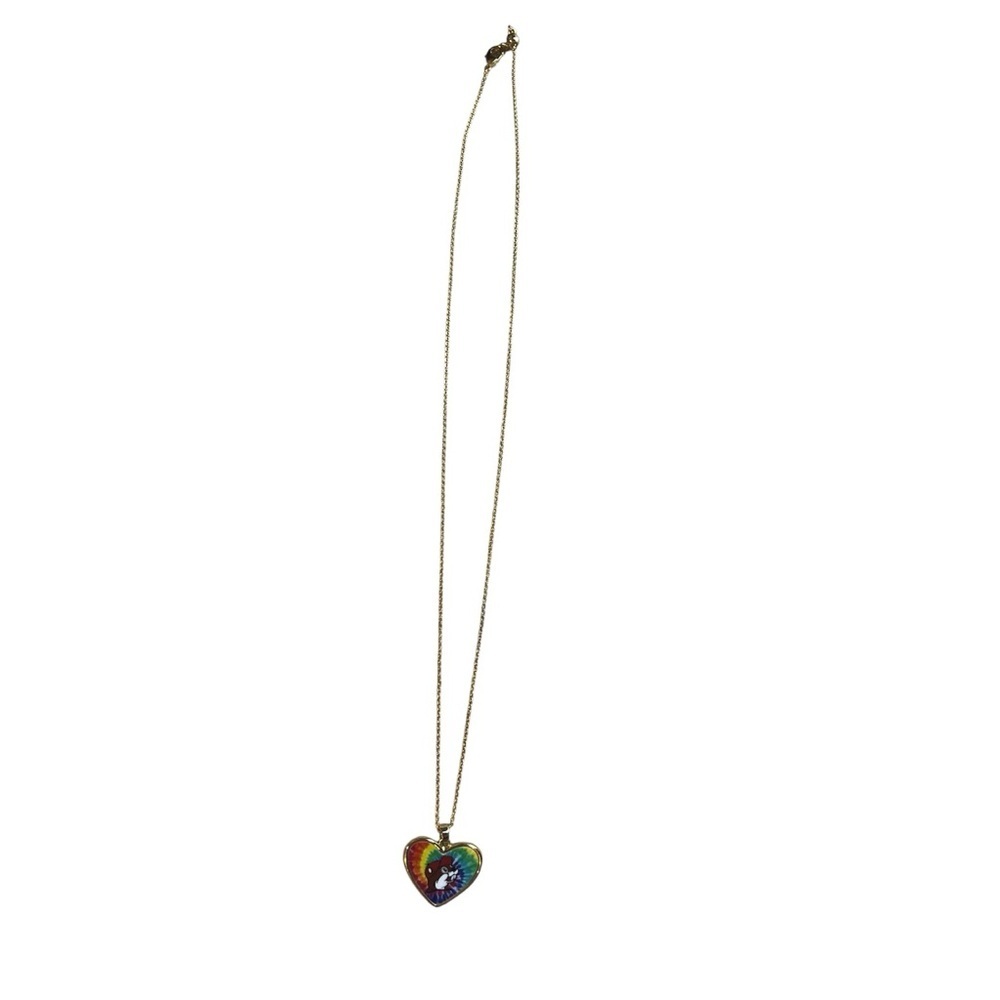 Gold Heart Pendant Necklace
